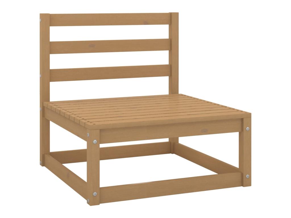 Salon de jardin 8 pcs Bois de pin massif 29 ZZBO26063