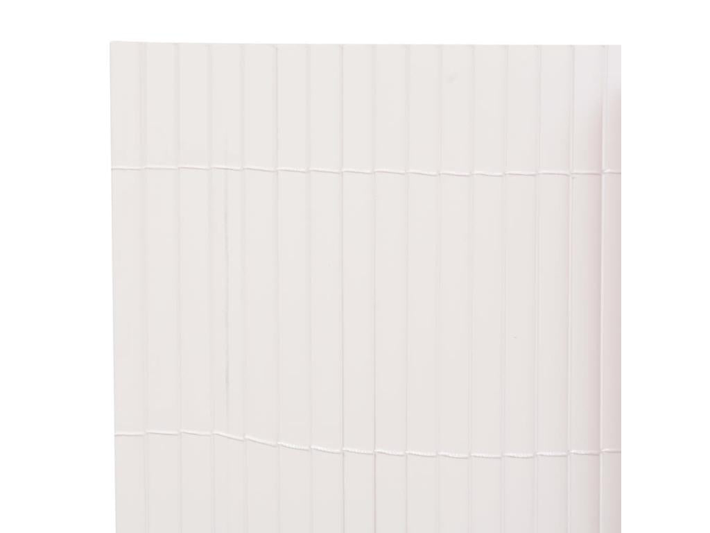Clôture de jardin double face 110x300 Blanc FOIX61336