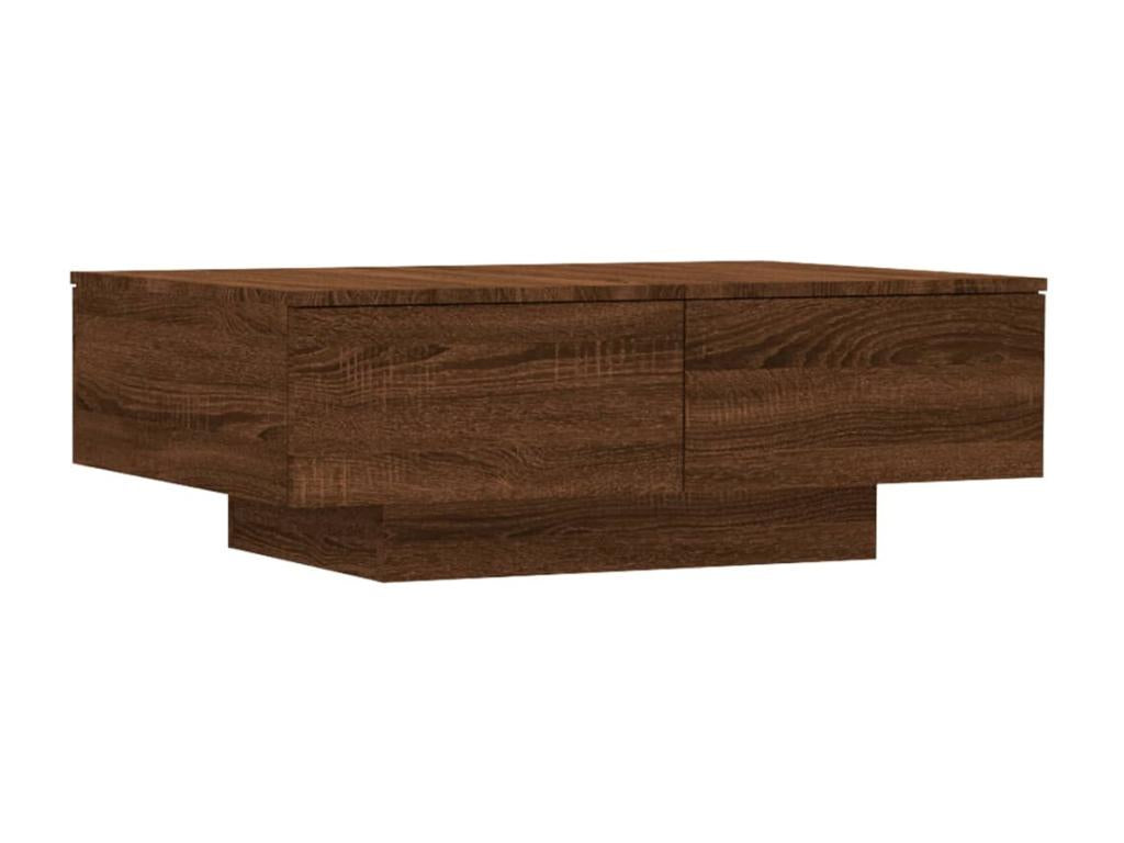 Table basse Chêne marron 90x60x31 cm Bois d'ingénierie RMBB82017