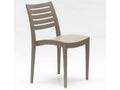 Chaise empilable polypropylène Boislis-Couleur Gris DZJV43965