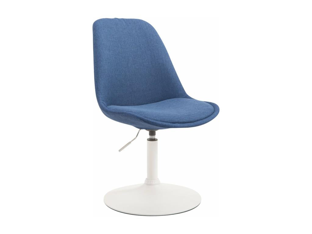 chaise salle à manger - Tissu / Métal - Bleu - Boislis FAFT38554