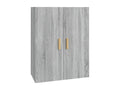 Armoire murale suspendue Boislis gris 69,5x34x90 cm WWRA87543